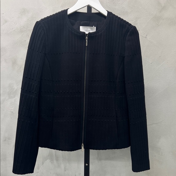 Boss Textured Full-zip Blazer - Picture 1 of 6